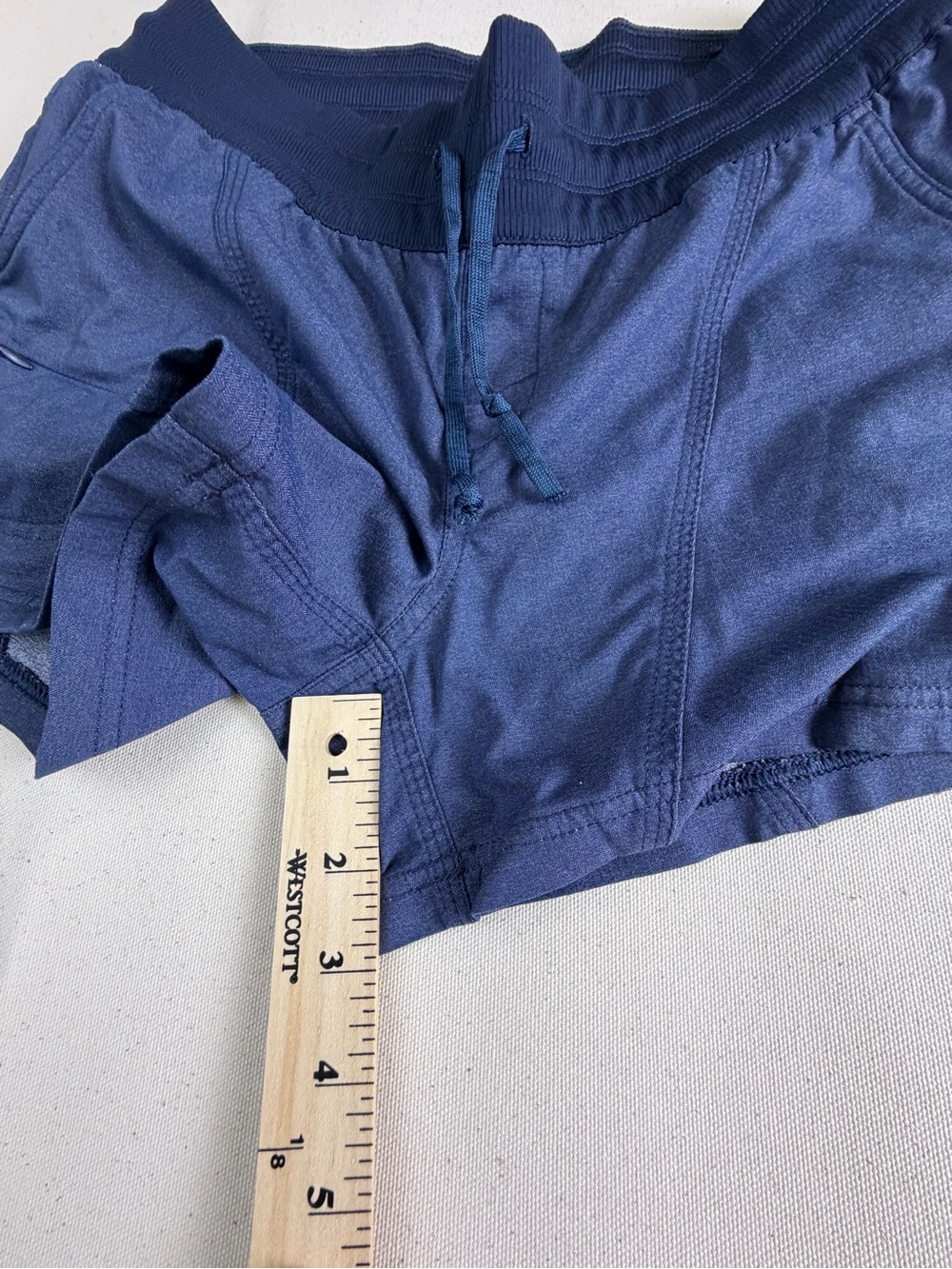 The North Face Women's Navy Athletic Drawstring Shorts - Picture 12 of 14